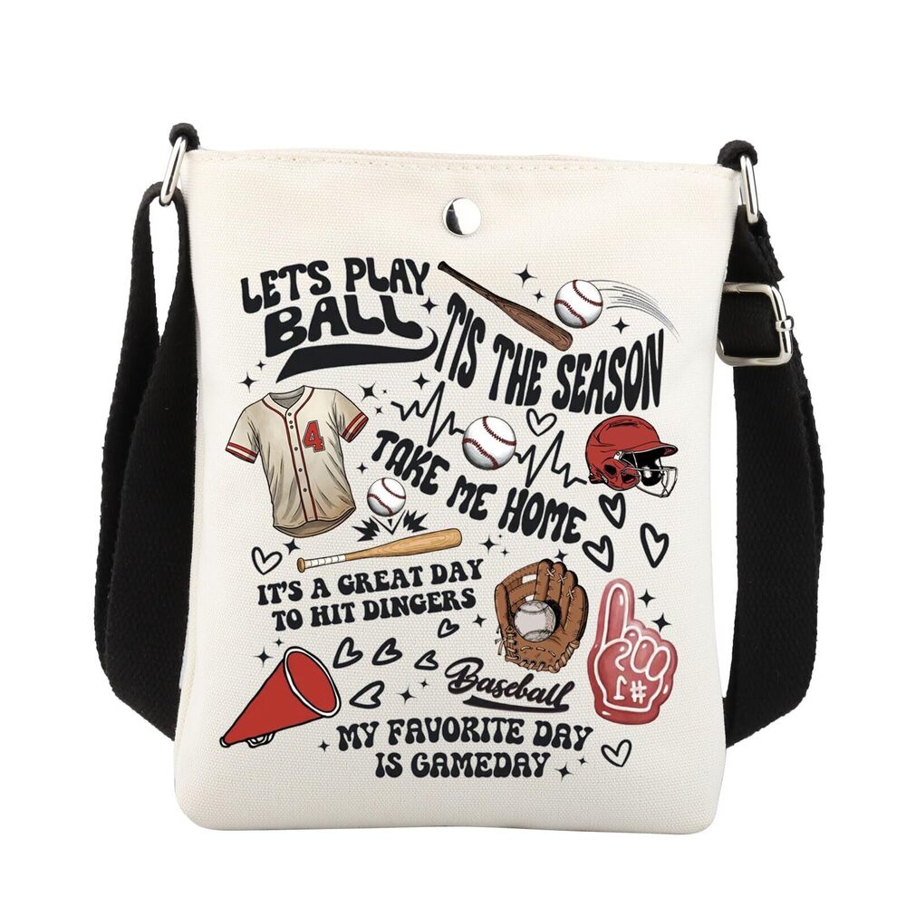 2791 Baseball Crossbody Bag Baseballs Gifts Baseball Gifts For Players Team